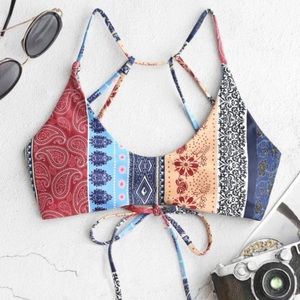 Free with purchase ✨ boho strappy bikini top